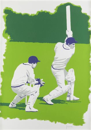 DANIELE FISSORE<BR>Savigliano (CN) 1947 - 2017<BR>"Giocatori di baseball"