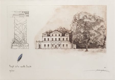 XAVIER DE MAISTRE<BR>Torino 1949<BR>"Projet de la nouvelle facade" 1982