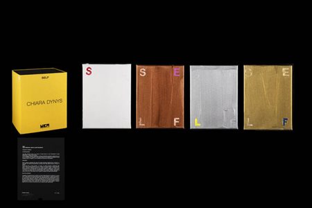 CHIARA DYNYS<BR>"Self. Uno, nessuno, cento, quattrocento" , 2022 - cofanetto con quattro tele