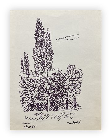 ORFEO TAMBURI (1910-1994) - Senza Titolo (Survage à Versailles), 1967