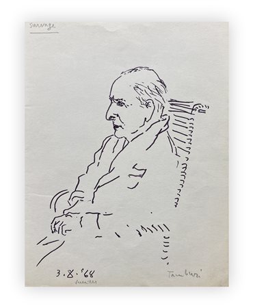 ORFEO TAMBURI (1910-1994) - Senza Titolo (Survage à Versailles), 1968