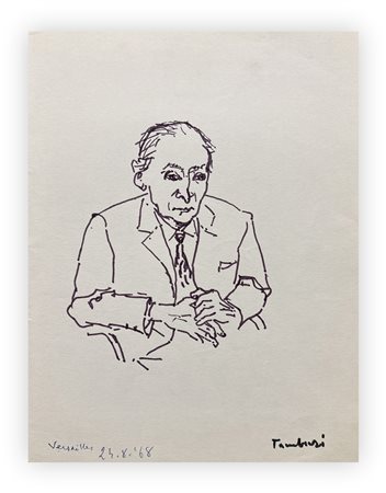 ORFEO TAMBURI (1910-1994) - Senza Titolo (Survage à Versailles), 1968