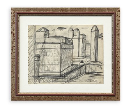 POMPEO BORRA (1898-1973) - Senza Titolo, 1927 circa