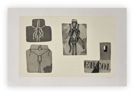 GIÒ POMODORO (1930-2002) - Senza Titolo (Nodi), 1980
