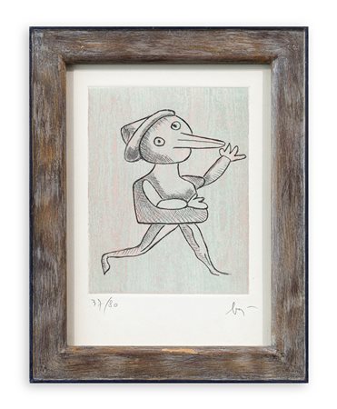 ENRICO BAJ (1924-2003) - Pinocchio, 1980