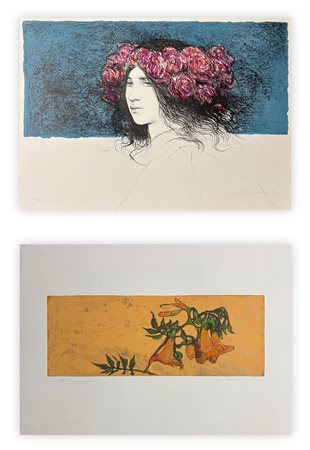 AUTORI VARI (ARMANDO DE STEFANO E LORENZO TORNABUONI) - Lotto unico di 2 opere grafiche