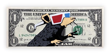 KASH ART (1985) - Rat with 3D Glasses, 2026