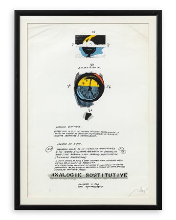 FABRIZIO PLESSI (1940-2026) - Progetto N.224 dall'acquabiografico