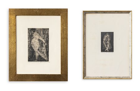 STEFANIA BRAGAGLIA GUIDI (1929) - Lotto unico di 2 incisioni