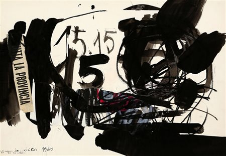 CLAUDIO CINTOLI, 1935 - 1978, Viaggio in Sicilia, 1960, Tecnica mista e...