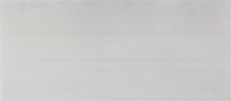 RICCARDO GUARNERI, 1933, Due strisce grige modificate, 1975, Tecnica mista su...