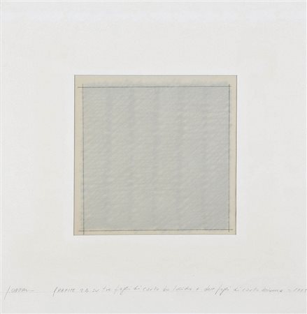 GIANFRANCO ZAPPETTINI, 1939, Grafite 2B su 2 fogli di carta da lucido + 3,...