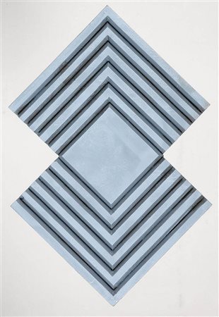 FERNANDA FEDI, 1940, Struttura 00X2, 1978, Modulo inciso su legno, cm. 43 x...