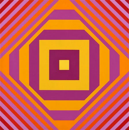 MARIO BALLOCCO, 1913 - 2008, Compenetrazione cromatica - giallo - rosso e...