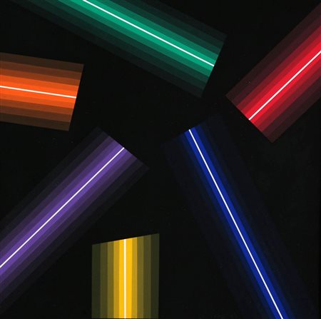 HORACIO GARCIA ROSSI, 1929 - 2012, Senza titolo, 1983, Tecnica mista su...