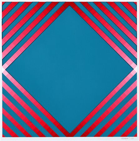 HUGO DEMARCO, 1932 - 1995, Senza titolo, 1983, Acrilico e cartone in rilievo...