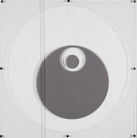 SARA CAMPESAN, 1924, Mobil quadrato, 1968, Plexiglass su tavola e plexiglass...