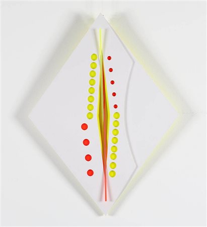 GINO LUGGI, 1935, TL - M, 2008, Assembalggio, PVC e plexiglass fluorescente,,...
