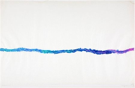 HIDETOSHI NAGASAWA, 1940, Senza titolo, 1977, Acquerello su carta giapponese...