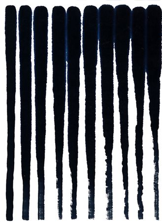 EROS BONAMINI, 1942, Cronotopografie, Un segno traccia in 20 40 60 80 100...