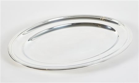  
Vassoio in argento 
  Cm 2,5x33x46