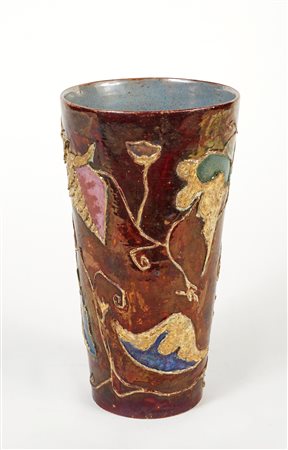 Pietro Melandri (Faenza, 1885 - Faenza, 1976) 
Vaso anni '50
Ceramica Cm 25x14ø