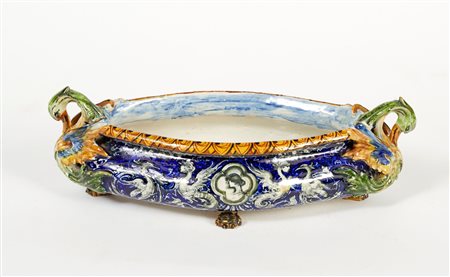 Molaroni (Pesaro,  - ) 
Centrotavola 
Ceramica  Cm 12x39x16