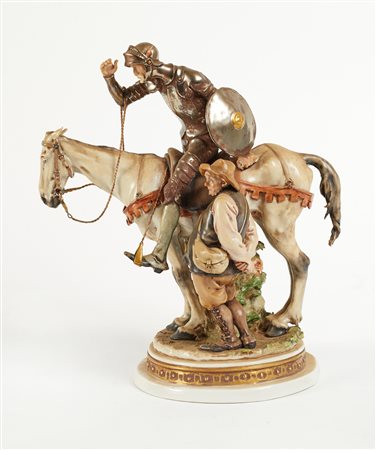  
"Don Chisciotte" 
Scultura in ceramica Cm 30x28x16