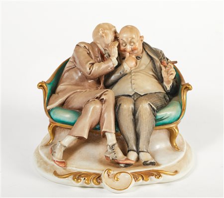  
"Barzelletta" 
Scultura in ceramica Cm 12x15x16