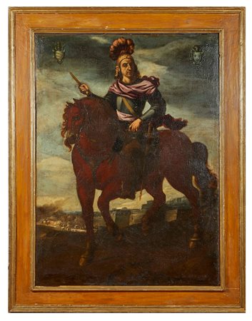  “Ritratto equestre” Olio su tela Cm 100x138