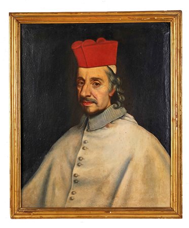  "Ritratto di cardinale" Olio su tela Cm 73,5x61