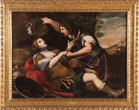  “Clorinda moribonda e Tancredi” Olio su tela Cm 95x128