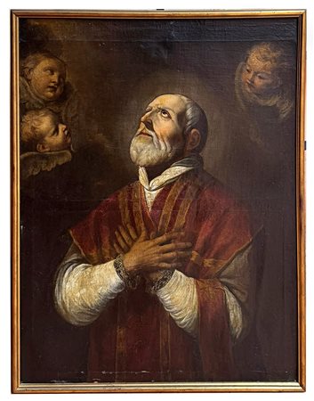  "San Filippo Neri" Olio su tela Cm 100x78