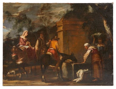  "Coppia di scene di genere" Olio su tela Cm 57,5x77,5