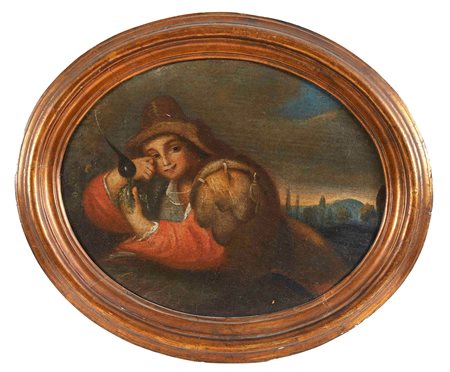  "Ritratto di personaggio" Olio su tela Cm 42x53