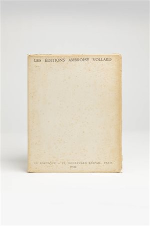 NON DEFINITO<BR>"Les éeditions ambroise vollard", 1930