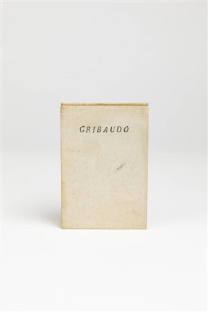LIBRO<BR>"Ezio Gribaudo - Rilievi tipografici". 1966
