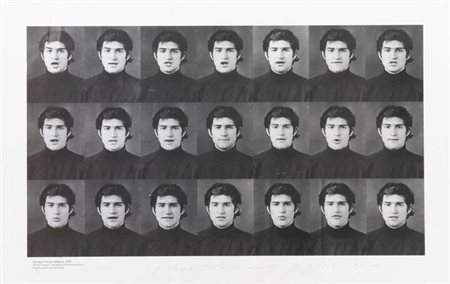 GIUSEPPE PENONE<BR>Garessio (CN) 1947<BR>"Alfabeto", 1970