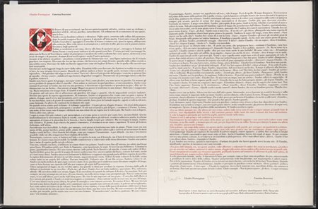 FRANCO MELLO<BR>Genova 1945<BR>"Claudio Parmiggiani Caterina Bonvicini". 2004