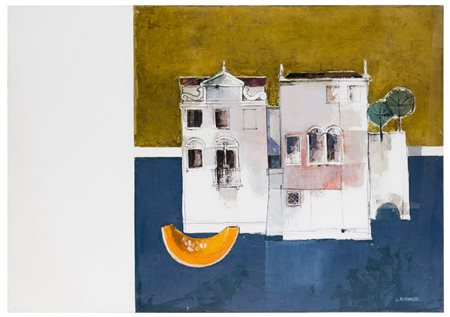 Renato Varese (1926 - 2024)
Natura morta a Venezia, 1980 circa