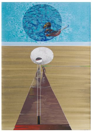 Luigi Rincicotti (1941 - 2024)
Uccello con sole, 1984