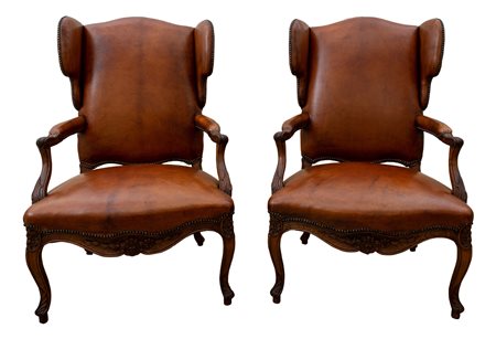 Italia (Fine del XX secolo - Inizi del XXI secolo)
Coppia di poltrone Bergere in stile Luigi XV