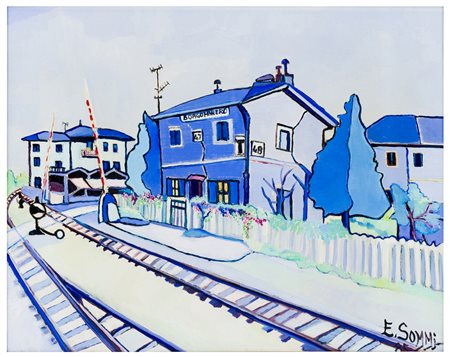 Ermanno Sommi (XX secolo)
Ultime luci al casello, 1985