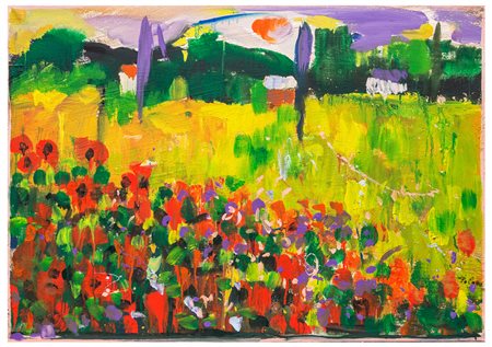 Roberto Poloni (1938)
Campo di grano sul Montello