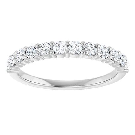 ANELLO RIVIERE IN ORO 18K CON DIAMANTI NATURALI PER 0,5 CT - 122877 18K NAT