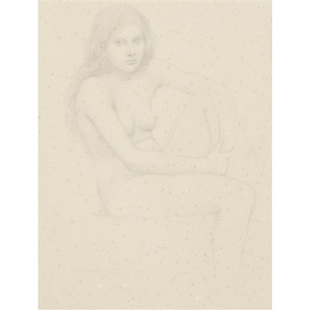 William Bailey (Council Bluffs, Iowa 1930 - Branford 2020) "Nudo femminile"...