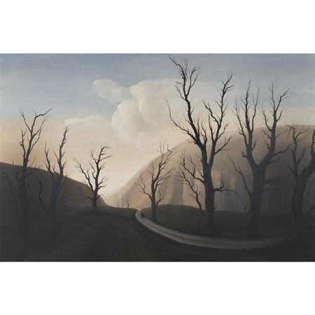 Ubaldo Bartolini (Montappone 1944) "Ritorno d'Inverno" 2002 100x150 cm. olio...