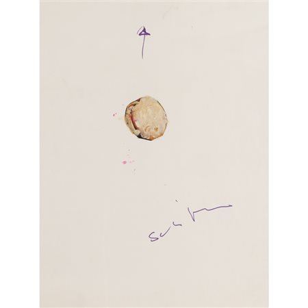 Mario Schifano (Homs 1934 - Roma 1998) "Senza titolo" 1979-80 50x40 cm....