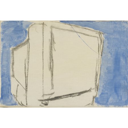 Mario Schifano (Homs 1934 - Roma 1998) "Senza titolo" 1997 20x30 cm. smalto e...
