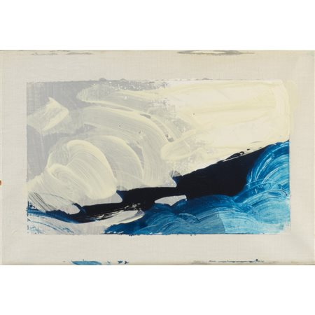 Mario Schifano (Homs 1934 - Roma 1998) "Senza titolo" 1997 20x30 cm. smalto...